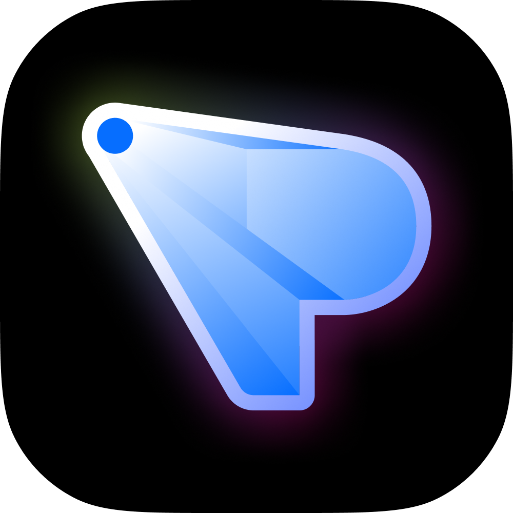 OnePlan icon, dark tile for light surfaces
