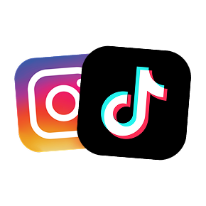 Instagram and TikTok